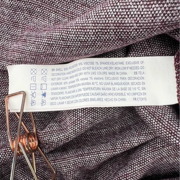 Forever 21 Pink Mauve Checkered Pull On Mini Skirt Size Medium Women’s - Picture 5 of 5